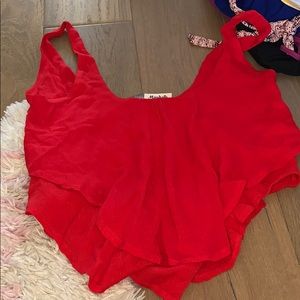 Brand new red tank top